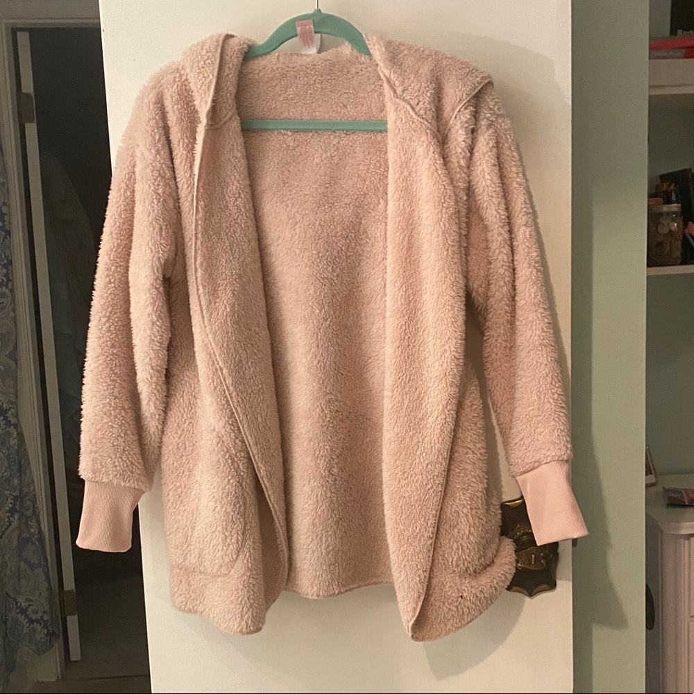 Fuzzy cardigan